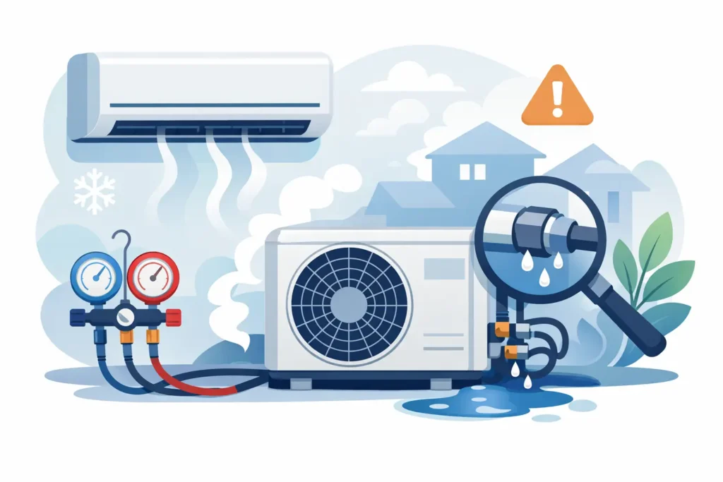 Guide to AC Refrigerant Leaks