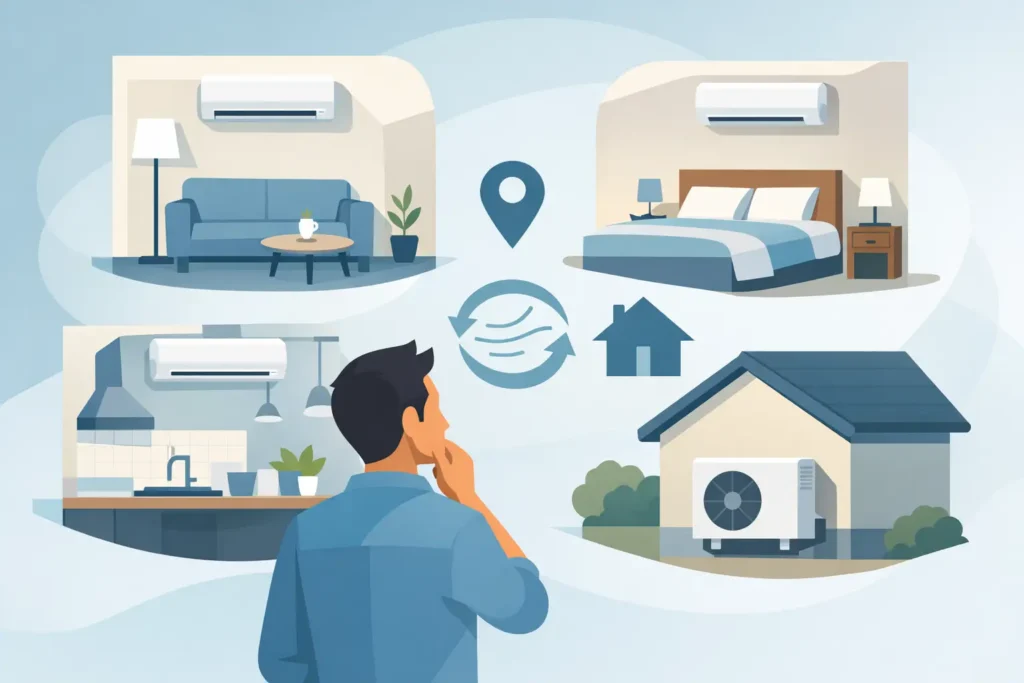 How to Choose Ductless Mini Split Placement