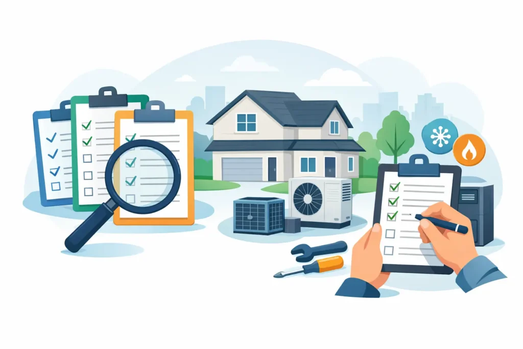 HVAC Bids Comparison Checklist for Homeowners
