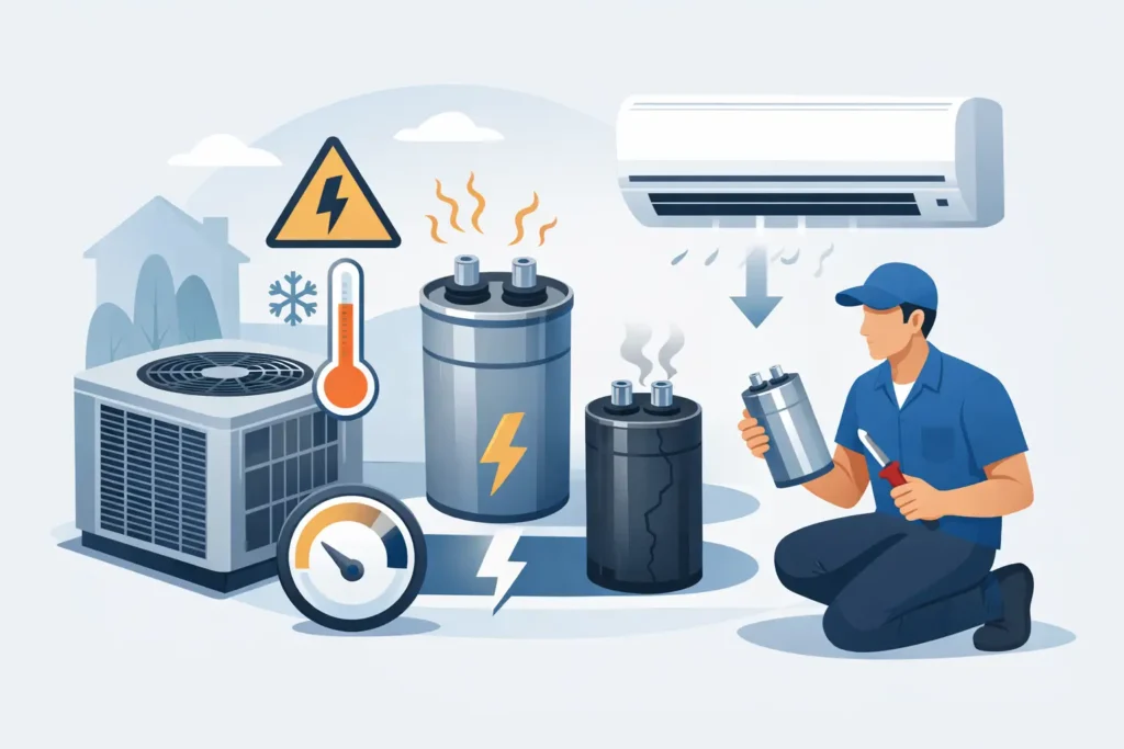 AC Capacitor Replacement Symptoms Explained